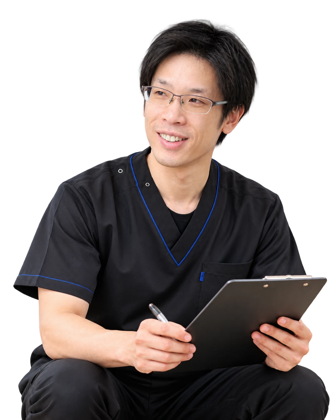 施術者が来院者の話を伺うイメージ